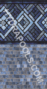 Argos Blue on Stonecrafted Mosaic Grey 36ML