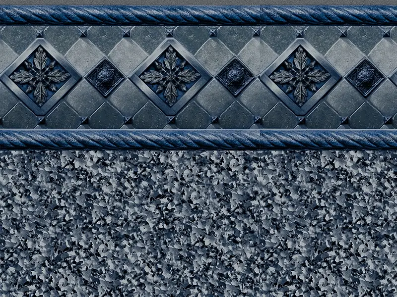 Bayview Grey Platinum Infinity Series vinyl pool liner