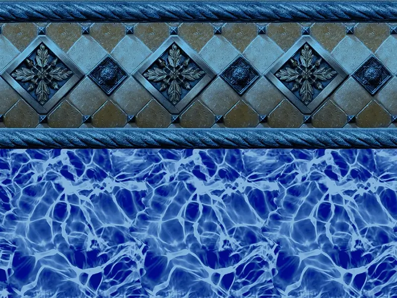 Bayview Slate Blue Diffusion Prime Series vinyl pool liner
