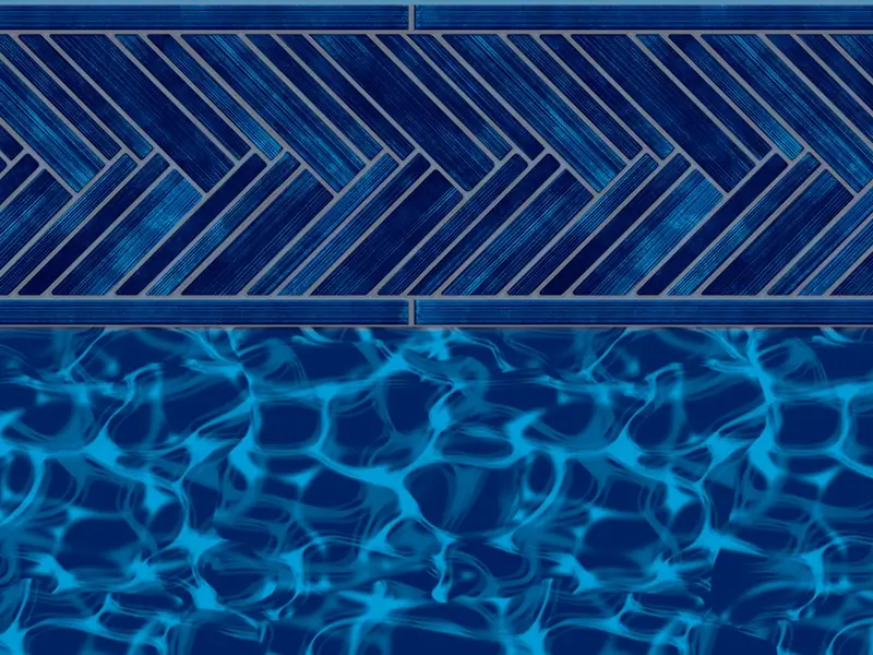 Beach House Blue Grotto Artisan Series vinyl pool liner