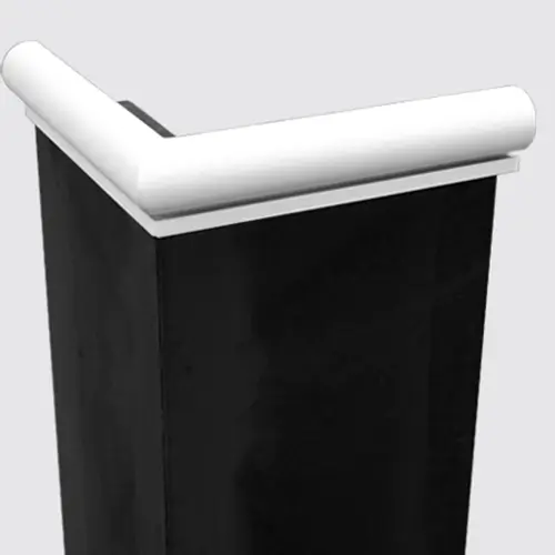 Custom coping edge close-up