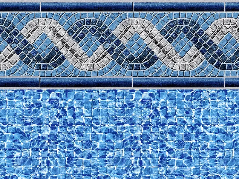 Greystone River Infinity Series vinyl pool liner