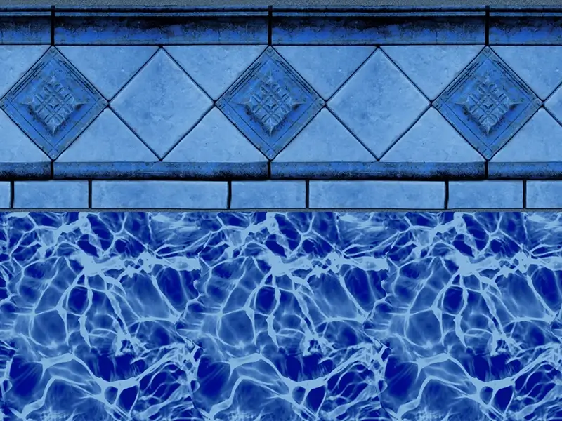 Rialto Blue Diffusion Prime Series vinyl pool liner