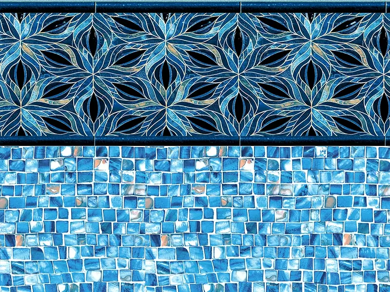 Seastar Oyster Bay Infinity Series vinyl pool liner