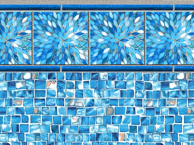Sunburst Oyster Bay Prime Series vinyl pool liner