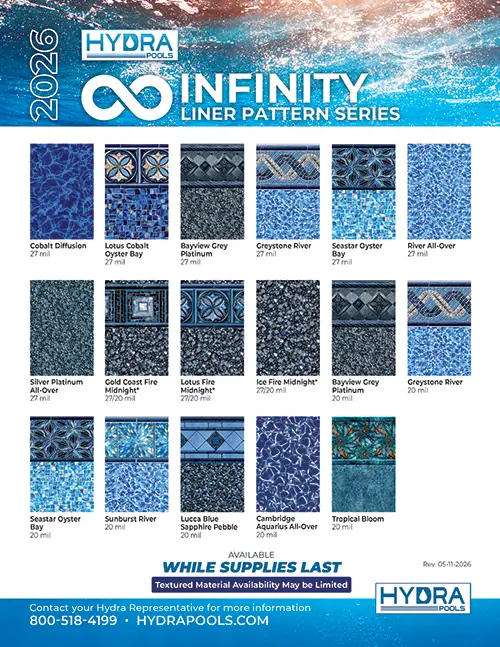 2026 Infinity Series dealer brochure cover