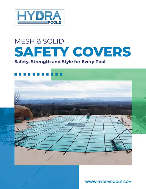 2026 Hydra Pools safety cover brochure cover