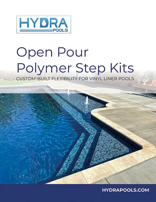 Open Pour Polymer steps brochure cover, 12-page